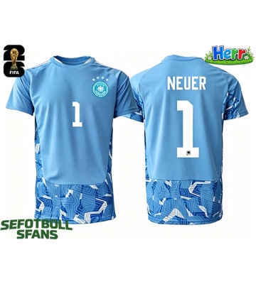 Tyskland Manuel Neuer #1 Målvakt Bortatröja VM 2026 Kortärmad